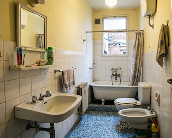 Baño antes de su adaptación